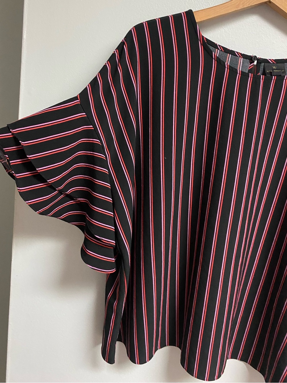 WORTHINGTON FLUTTER SLEEVE TOP - 2X - Picture 2 of 8